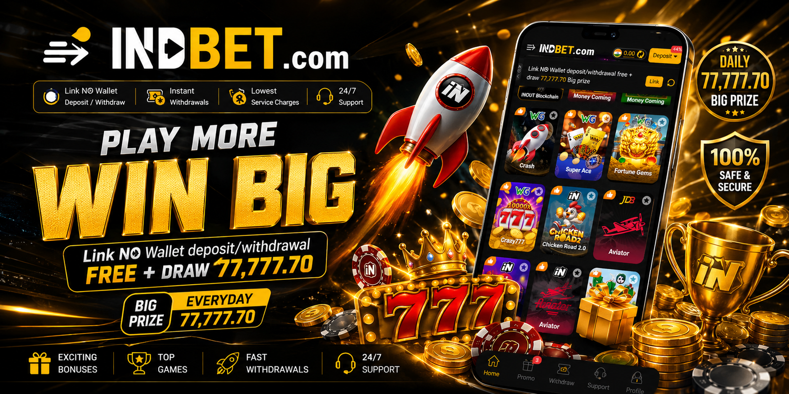 IndBet welcome bonus